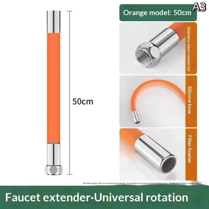 360° Flexible Faucet Extension Hose 20/30/50cm – Universal Faucet Extension Hose Axl A3