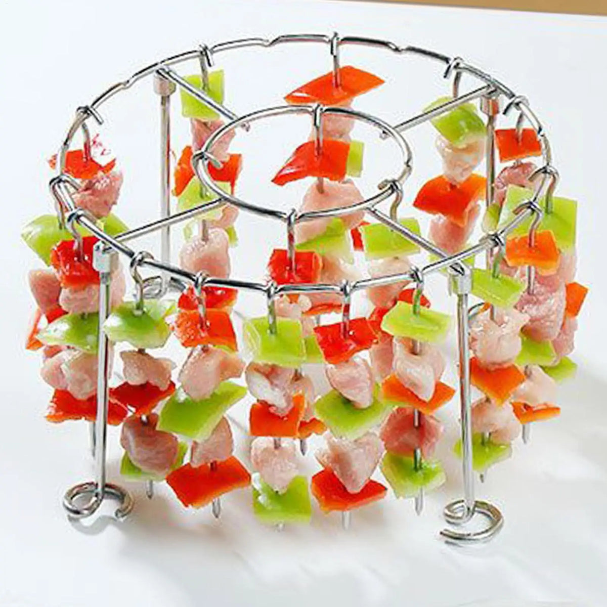 Air Fryer Vertical Skewer Rack | Stainless Steel Grill Skewers Air Fryer Skewer Rack Axl