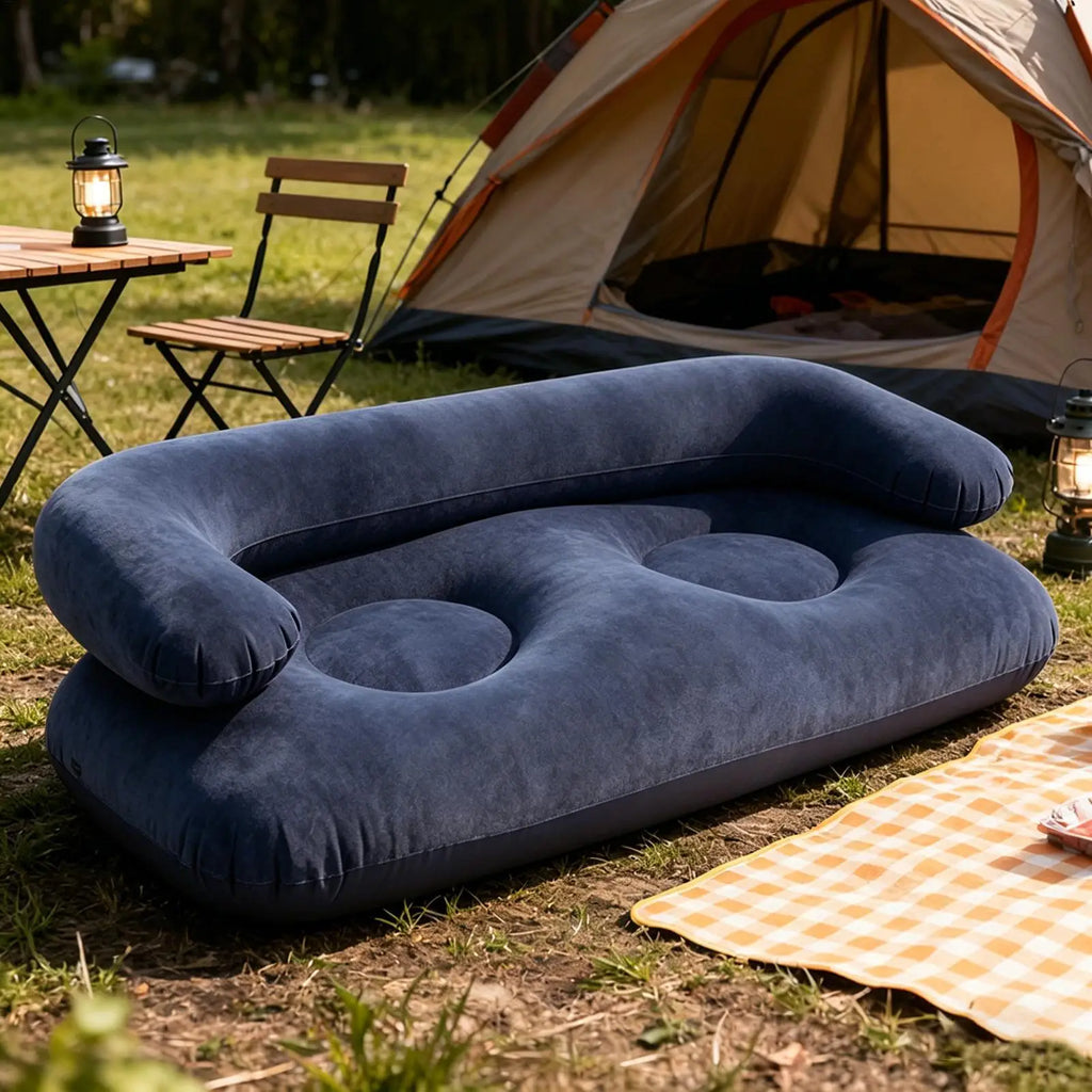 Portable Inflatable Sofa Chair – Double Seat with Armrests Inflatable Sofa Chair Axl