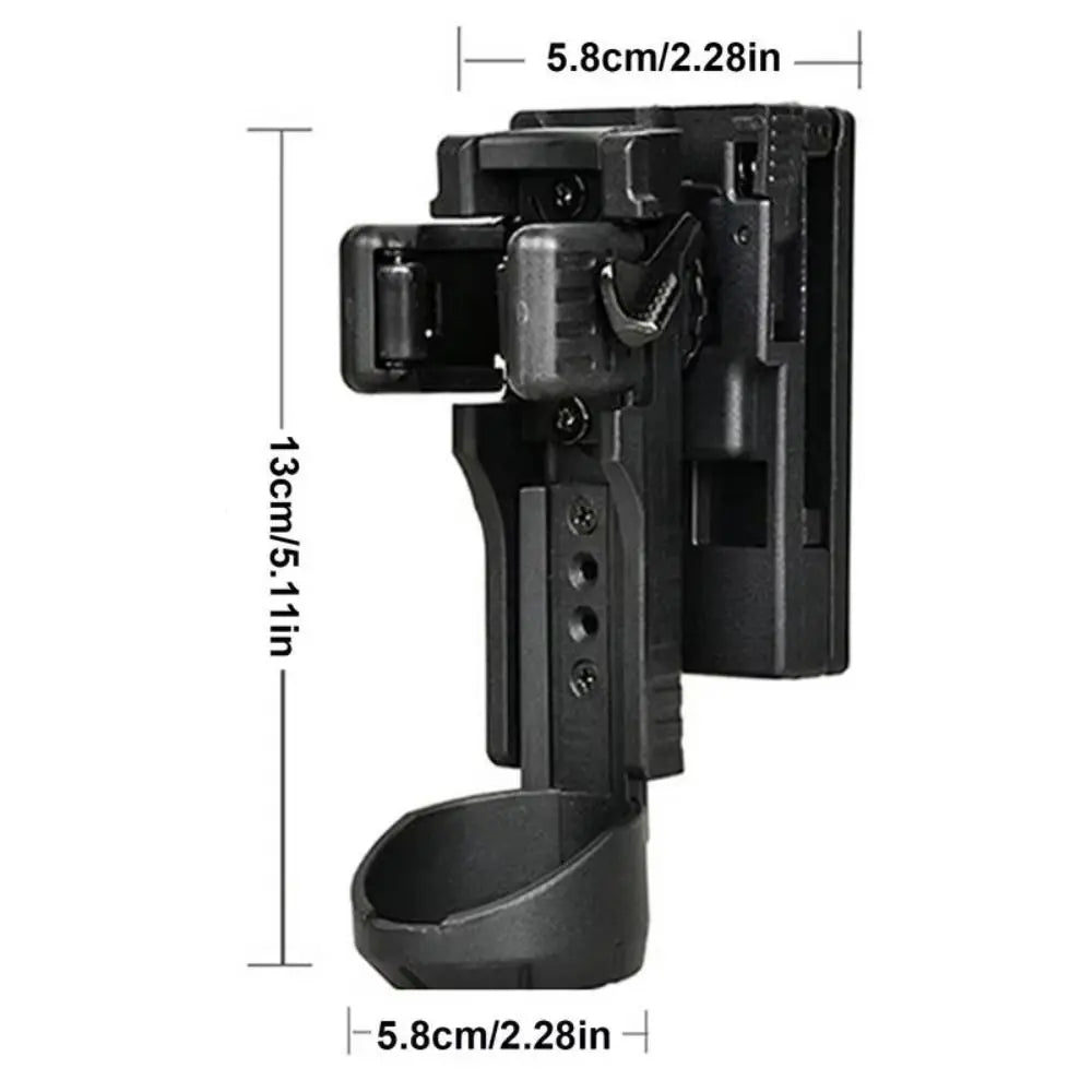 360° Rotating Flashlight Belt Holder – Quick-Release Clip Flashlight Belt Holster Axl