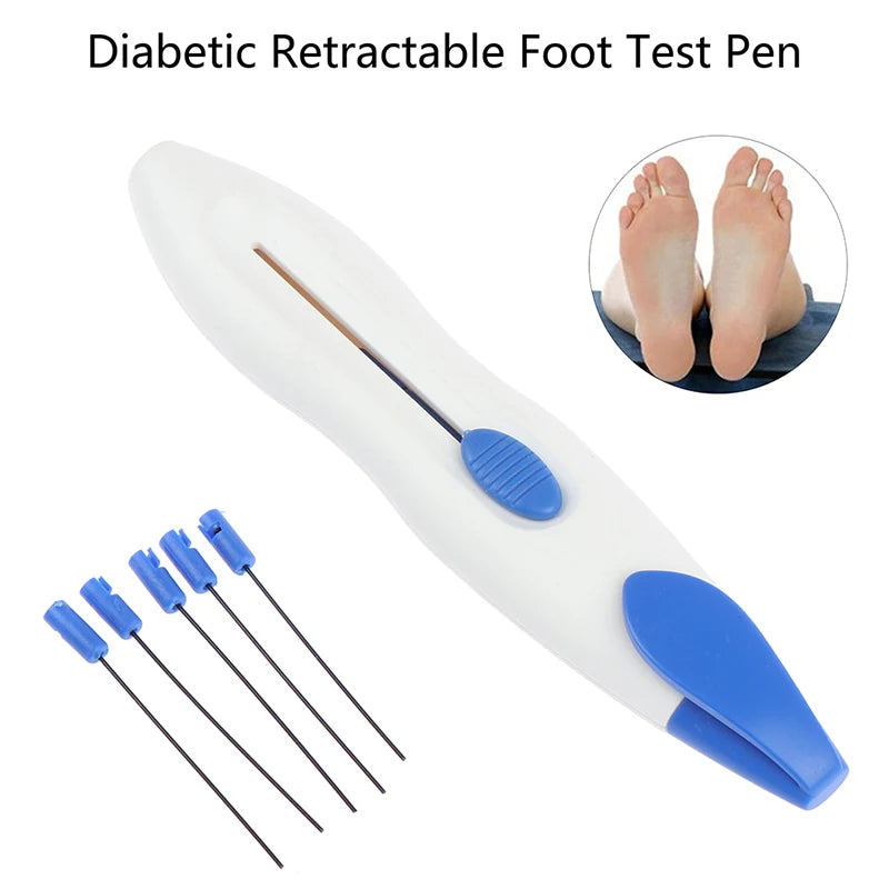Foot Monofilament Test Pen Set – Retractable Nylon Wire Tool Foot Sensory Test Tool Axl