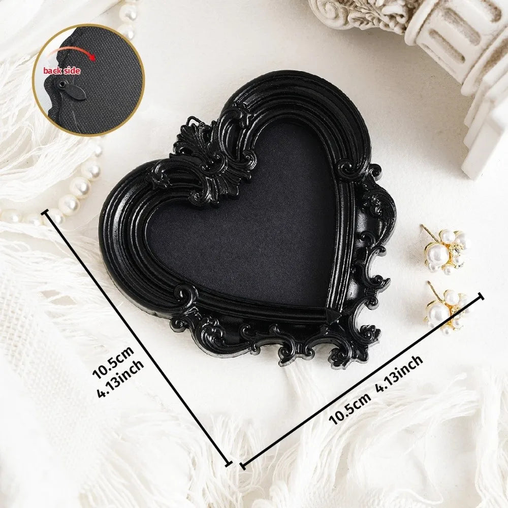 Resin Baroque Mini Picture Frames – Ornate Vintage Wall Décor Decorative Picture Frame Axl A66