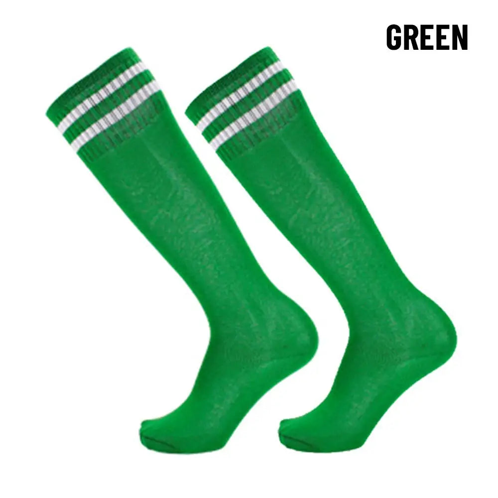 Kids Non-Slip Grip Football Socks – Breathable Sports Socks Kids Football Socks Axl green