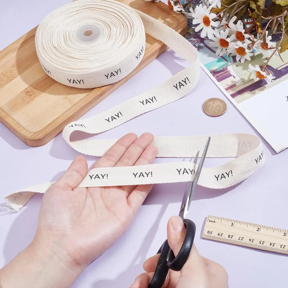 Bisque Polyester Craft Ribbon 1 Inch x 20m – DIY Gift Wrap Craft Ribbon Axl