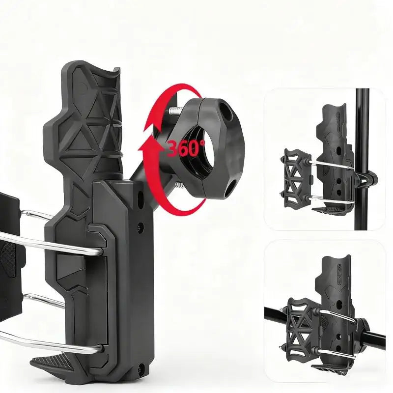 Adjustable Handlebar Cup Holder – Bike & Motorcycle Bottle Mount Handlebar Cup Holder Axl