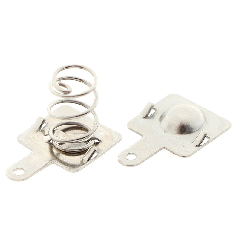 10 Pairs AA AAA Battery Spring Contact Replacement Plates – Metal Battery Contact Plates Axl One Size
