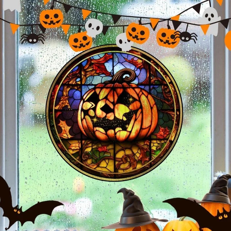 Halloween Static PVC Window Stickers – Castle & Cat Decor Halloween Window Stickers Axl