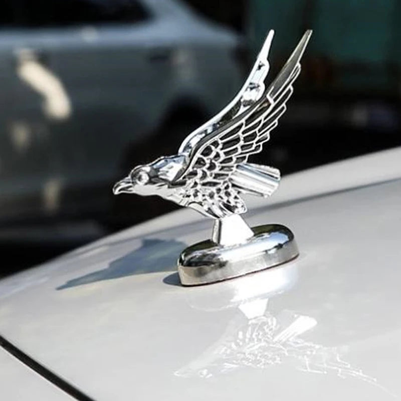 3D Eagle Hood Ornament Badge – Car Bonnet Emblem Decor Car Hood Ornament Axl