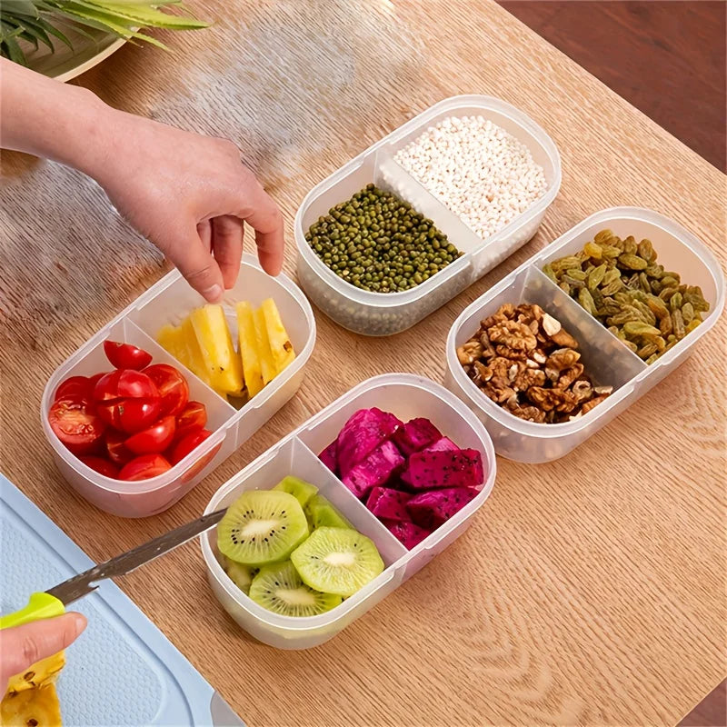 Dual Compartment Food Storage Container & Spice Organizer Food Storage Container Axl