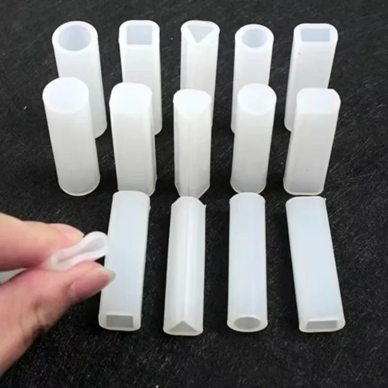 Silicone Resin Pendant Mold – DIY Jewelry Casting, 4 Shapes Jewelry Casting Mold Axl