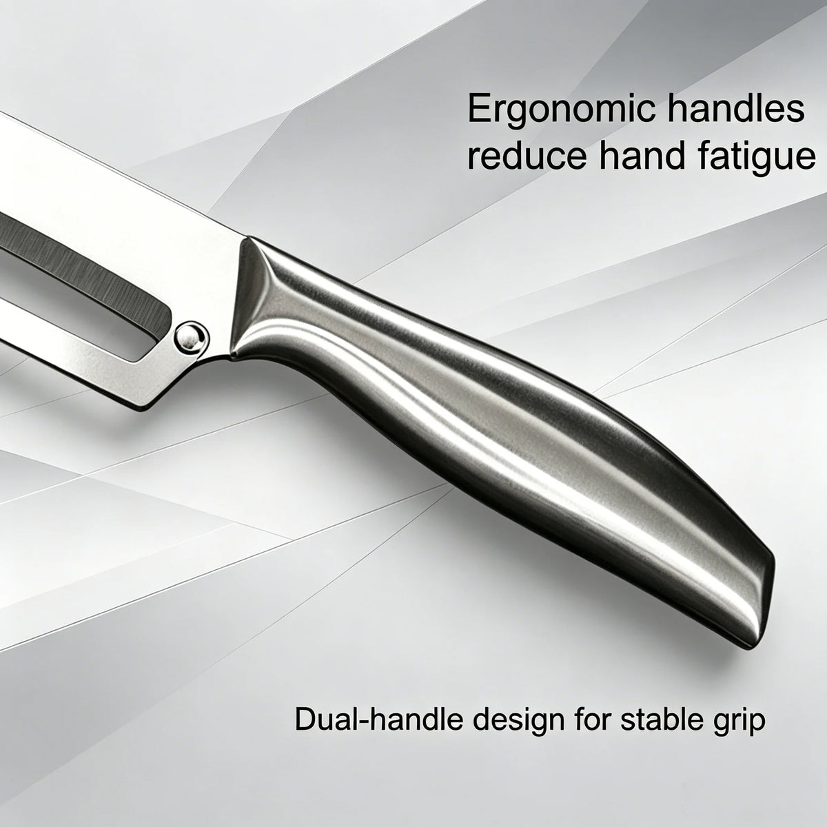 Heavy-Duty Stainless Steel Peeler – Pineapple, Sugarcane & Veg Kitchen Peeler Tool Axl