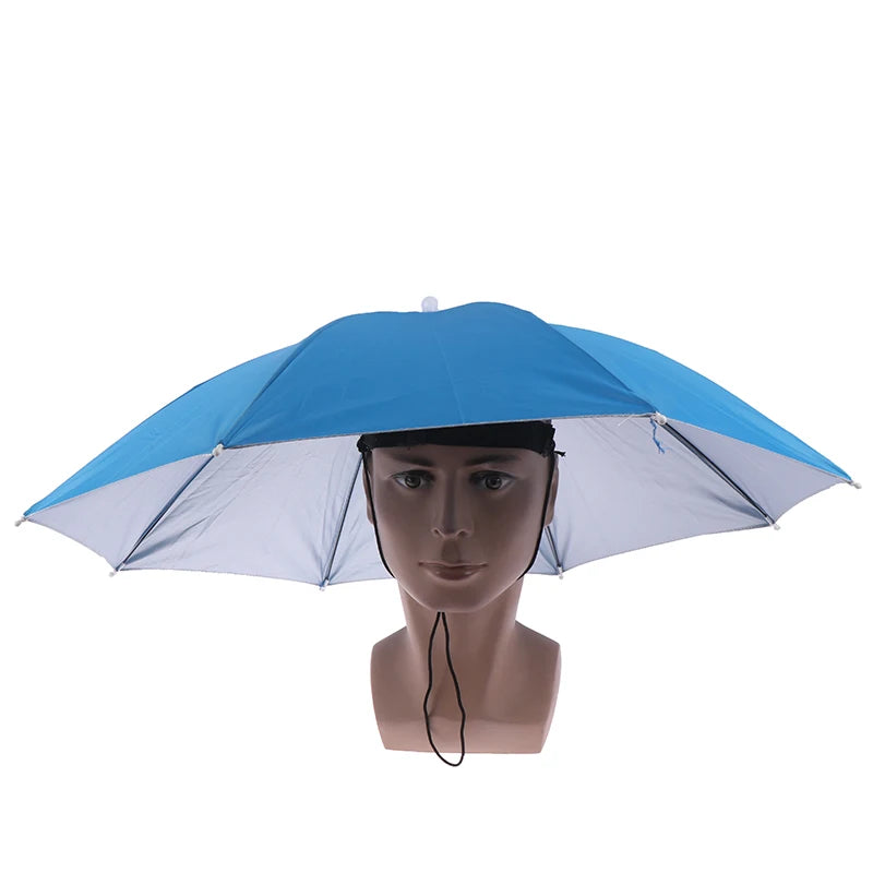 Foldable Umbrella Hat – Hands-Free Sun Cap for Fishing & Hiking Umbrella Hat Axl