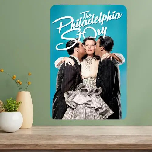 Philadelphia Story Classic Movie Metal Poster Sign | Vintage Metal Wall Sign Axl aluminum sign aluminum 40x30cm