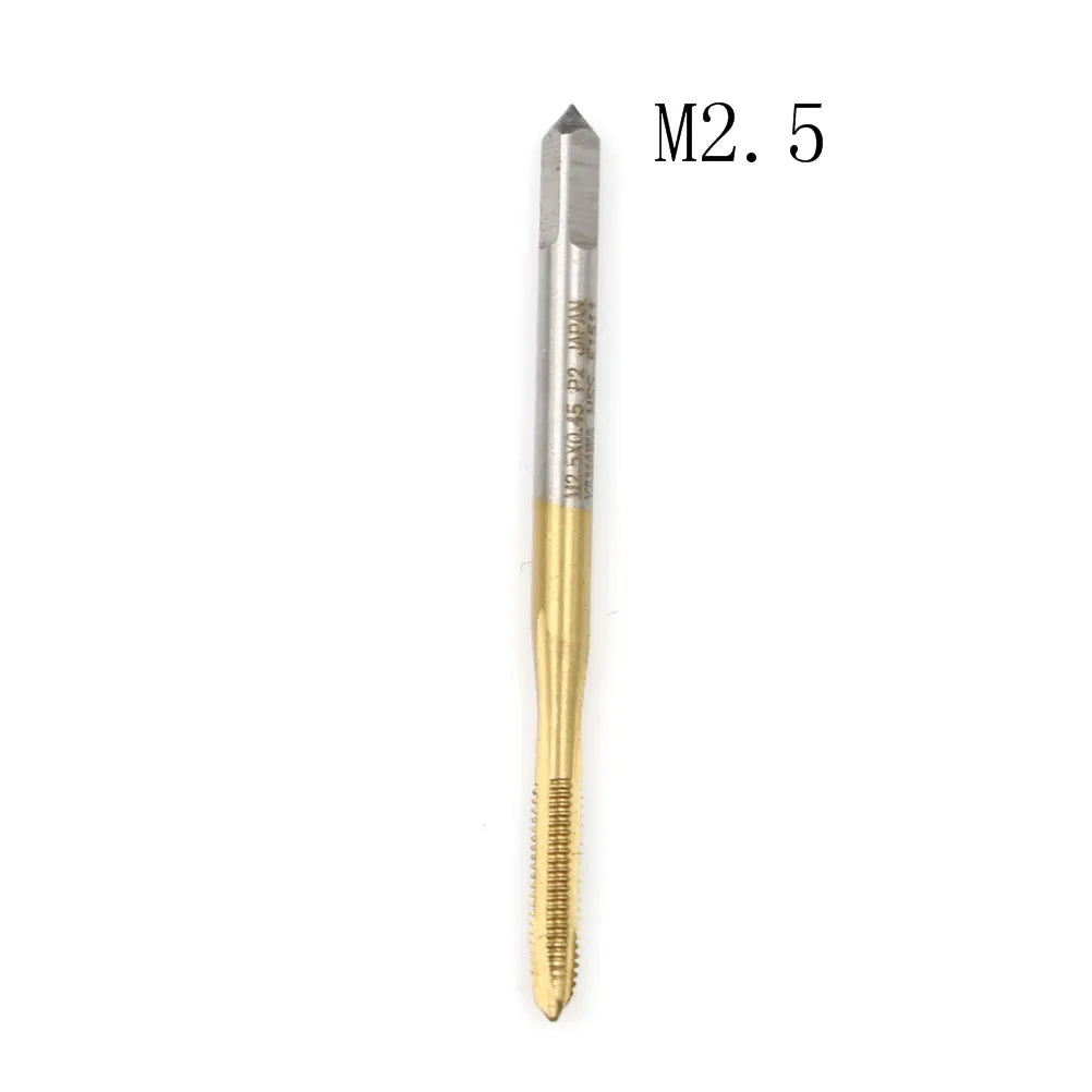 HSS Metric Thread Tap M2–M8 | Straight Flute Screw Tap Tool Thread Tap Tool Axl M2.5