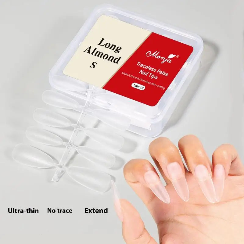 100 Pcs Press On False Nail Tips – DIY Nail Extensions Press On Nail Tips Axl