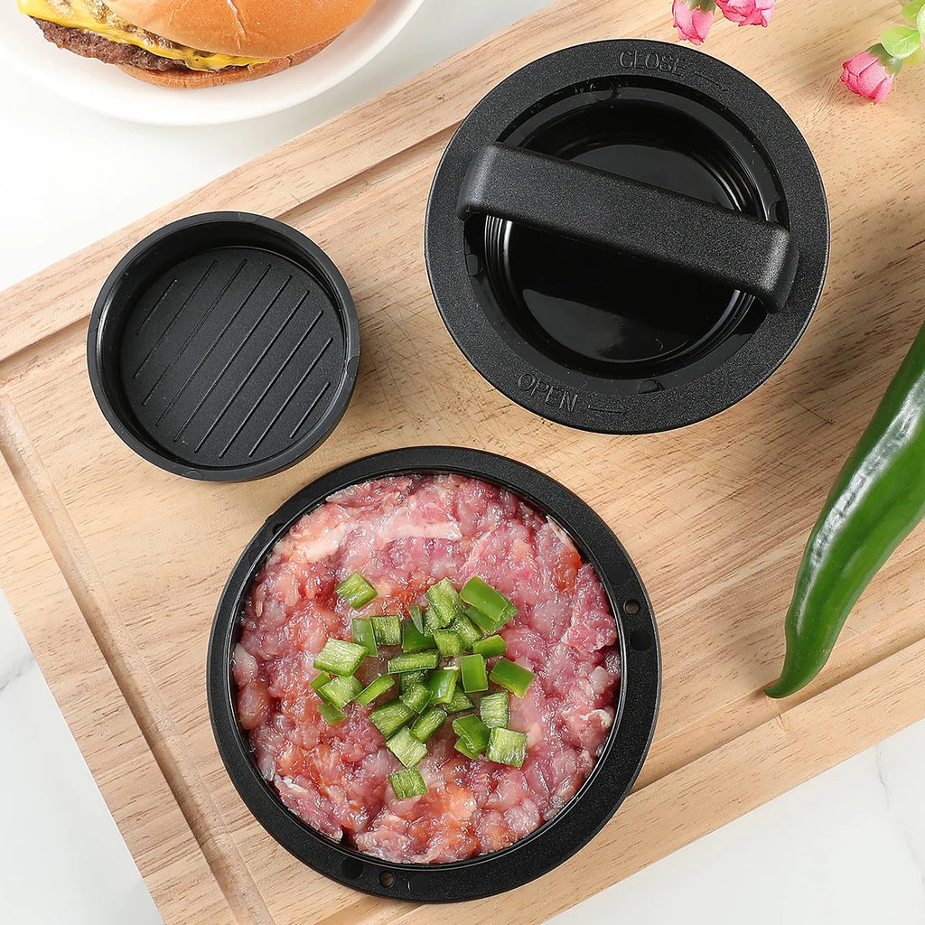 Non-Stick Burger Patty Press Maker – Stuffed Beef Mould Burger Patty Press Axl