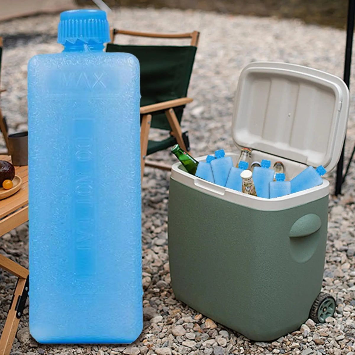 8-Pack Reusable Ice Packs for Coolers | Camping & Travel Reusable Ice Packs Axl
