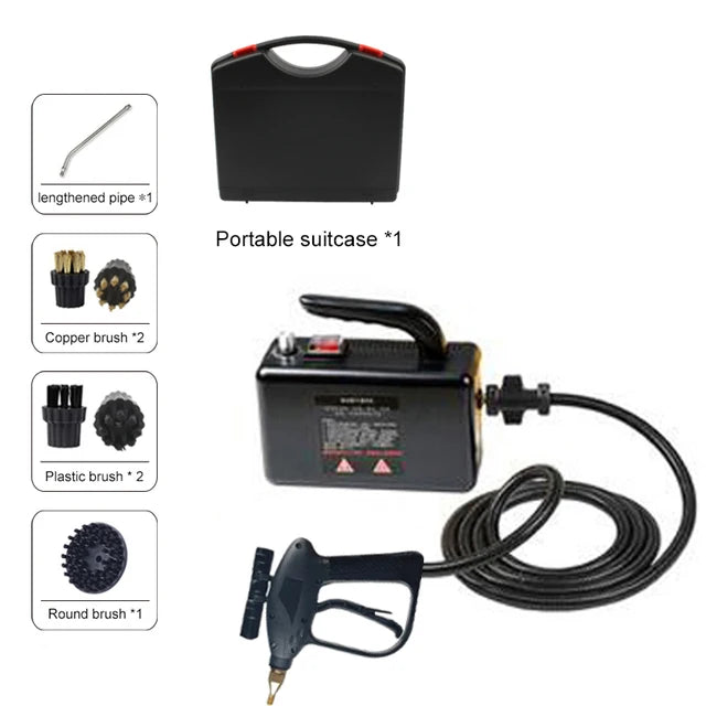 BALASHOV 2500W Steam Cleaner – Kitchen, Car & Home Use Steam Cleaner Axl upgrade Hardcover BK 110 V