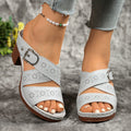 HAJINK Women's Breathable Wedge Sandals – Roman Summer Slide Women's Wedge Sandals Axl Lblue 42