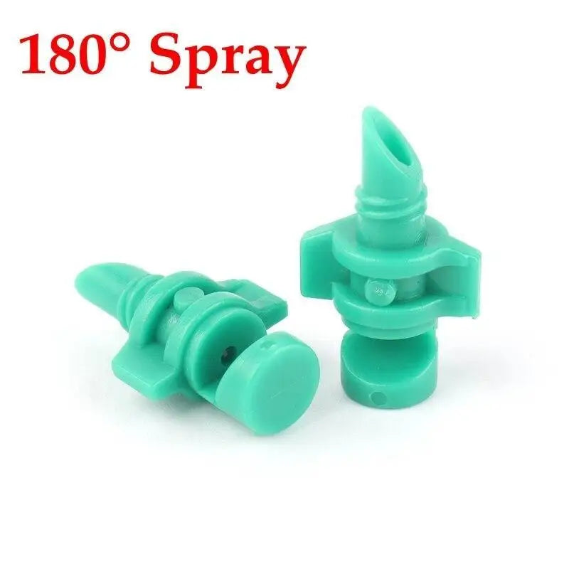 50-Pack 90/180/360° Garden Misting Sprinkler Nozzles Irrigation Nozzle Set Axl