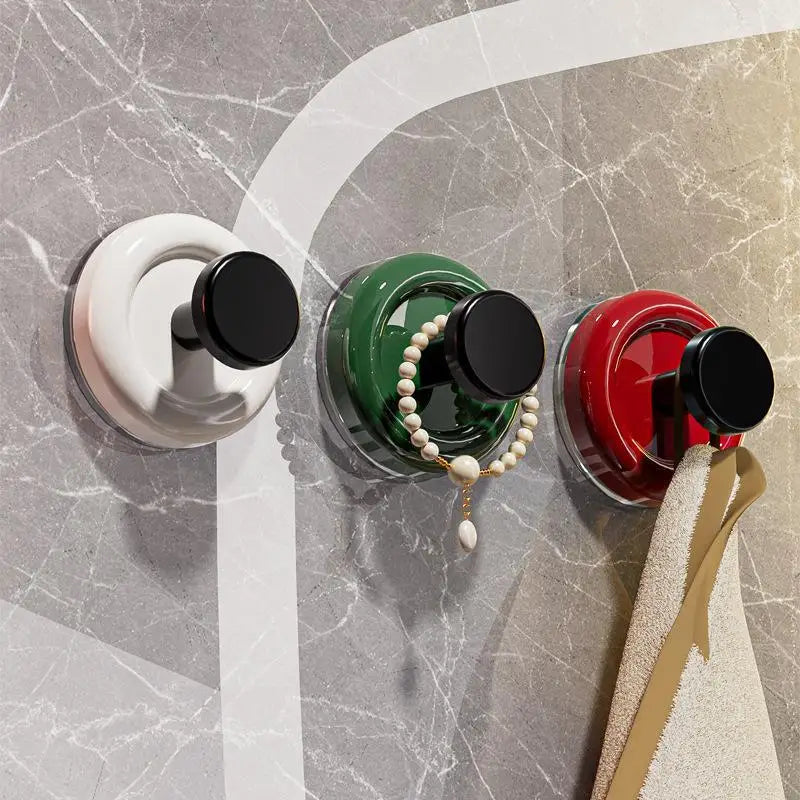 No-Drill Suction Cup Wall Hooks – ABS 4-Pack | Bathroom &amp; Kitchen Suction Cup Hooks Axl