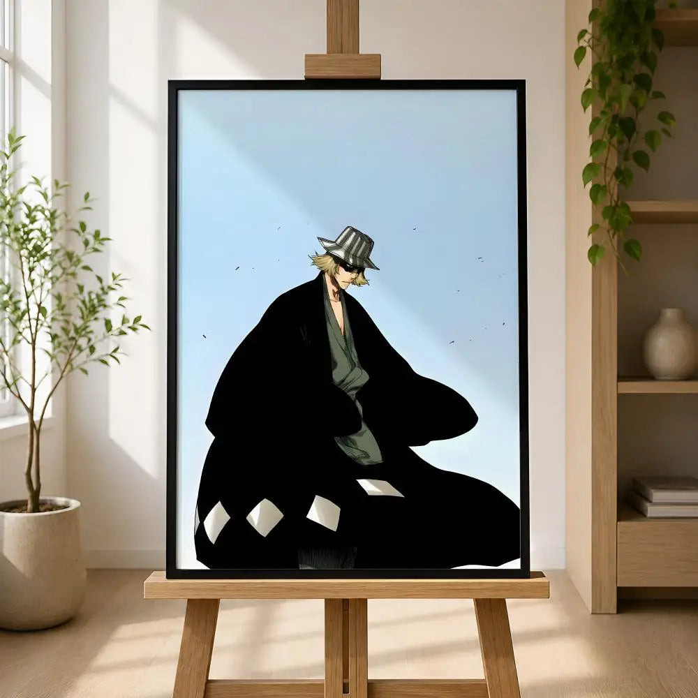 Kisuke Urahara Poster – Waterproof Self-Adhesive Anime Wall Art Anime Wall Poster Axl