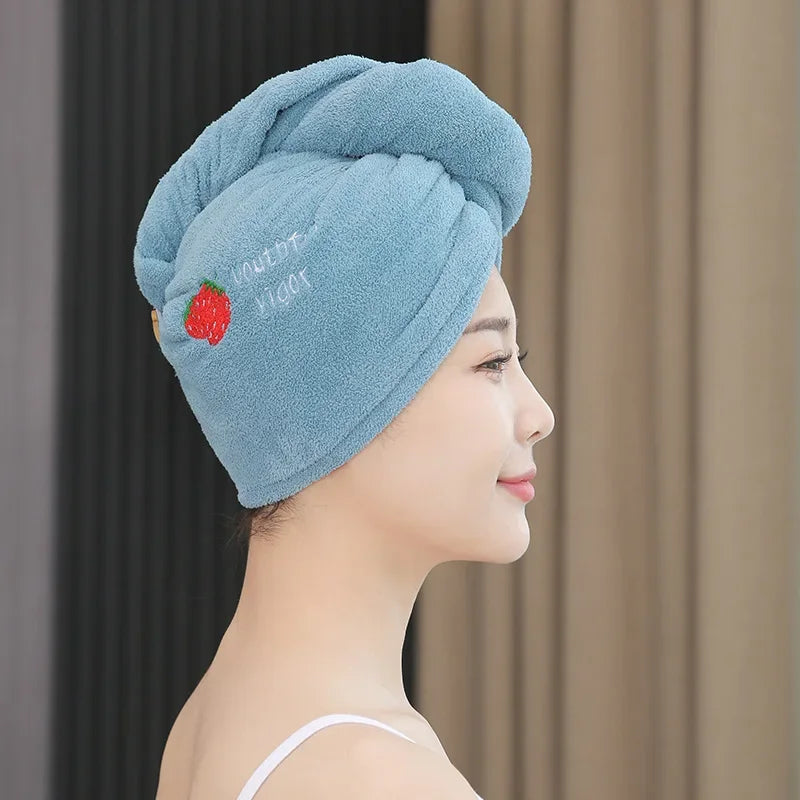 Microfiber Hair Towel Wrap – Quick Dry & Anti-Frizz for Women Microfiber Hair Towel Axl