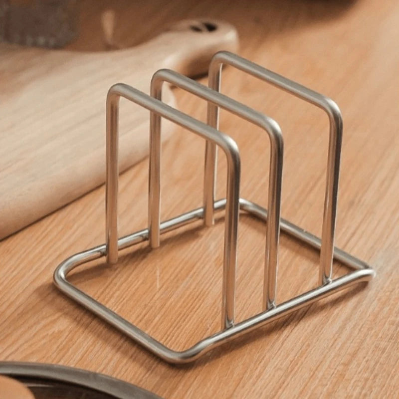 4-Pack Stainless Steel Cutting Board Rack – Kitchen Organizer Cutting Board Rack Axl
