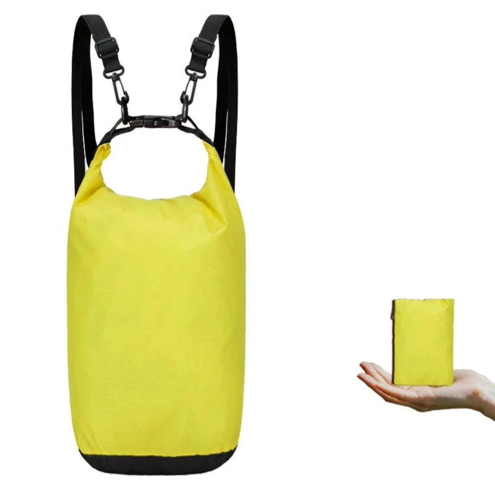 Waterproof Dry Bag 15/20L – Foldable Roll-Top Drifting Bag Waterproof Dry Bag Axl Yellow-20 L