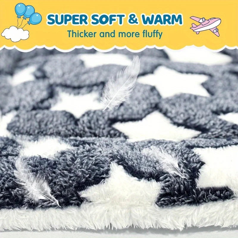 2-Pack Soft Plush Beds for Guinea Pigs, Hamsters & Small Pets Small Pet Bed Axl