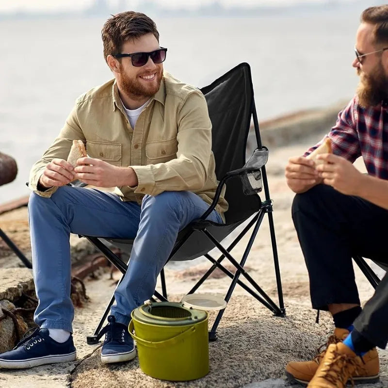 Portable Foldable Camping Lounge Chair – Outdoor Armchair Folding Camping Chair Axl