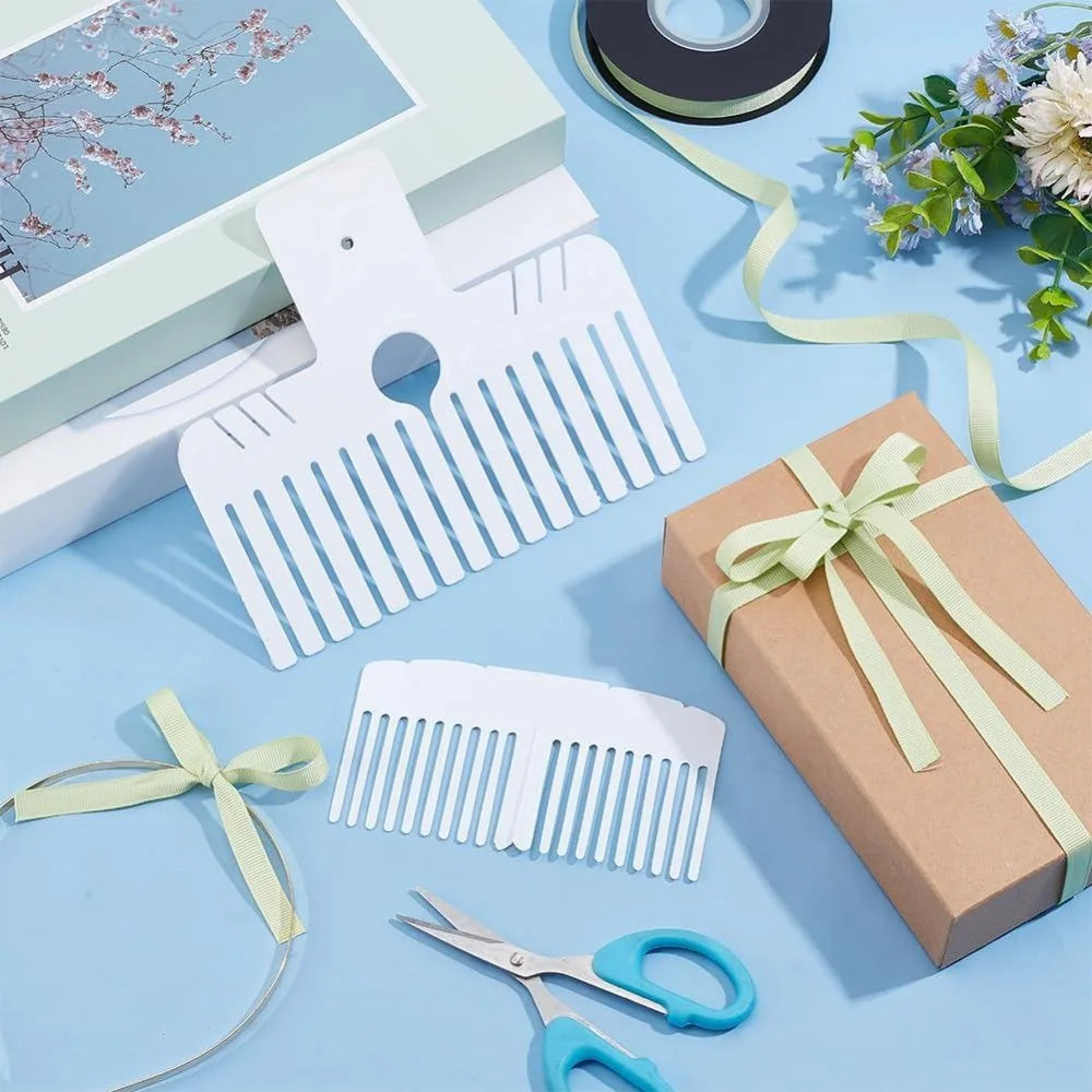 2-Piece Plastic Bow Maker Kit – DIY Hair Bows & Ribbon Tool Bow Making Tool Axl