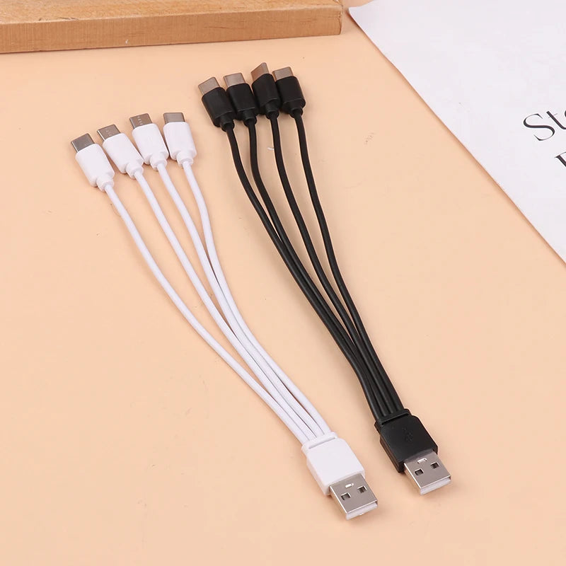 4-in-1 USB-C Charging Cable 20cm | 4 Port Type-C Splitter USB-C Charging Cable Axl