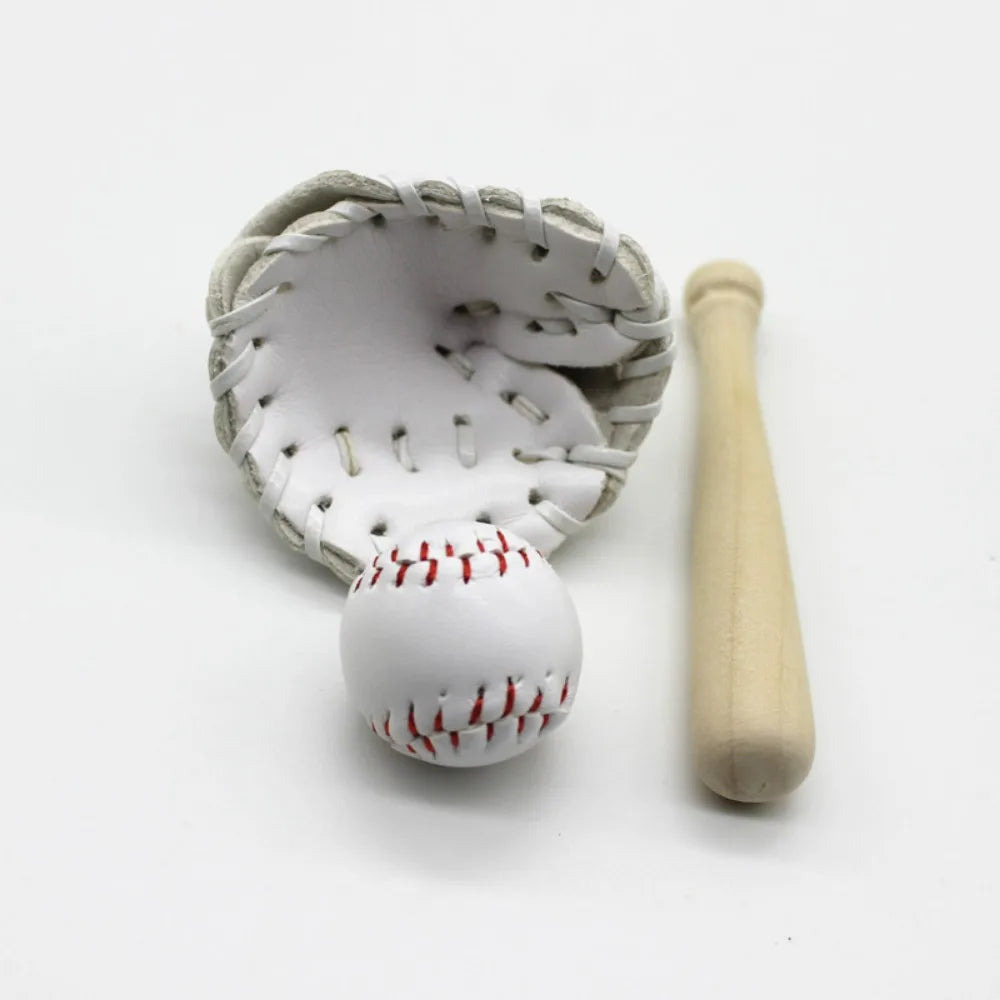 1/6 & 1/12 Miniature Baseball Kit – DIY Dollhouse Accessories Dollhouse Accessories Axl White