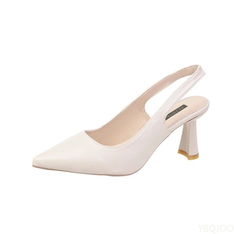 YBQJOO Women's Pointed Toe Square Heel Sandals | Summer 2025 Women's Sandals Axl