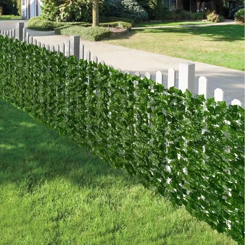 Artificial Ivy Hedge Panel 1x3m | Faux Privacy Fence Screen Artificial Hedge Panel Axl