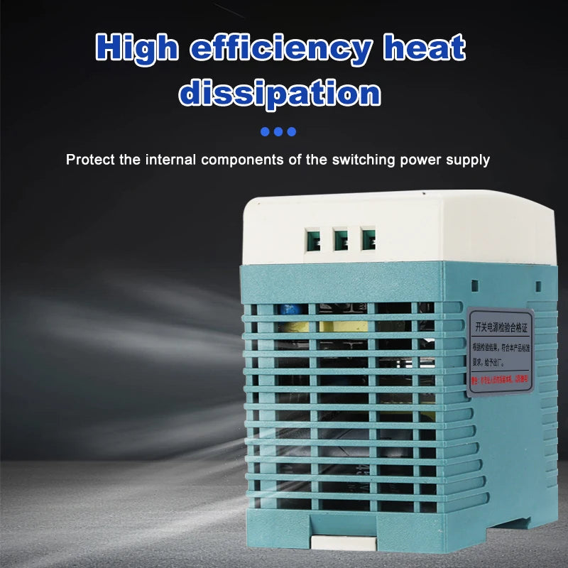 MDR DIN Rail Power Supply 5V 12V 24V | 10W–100W DC Switch DIN Rail Power Supply Axl
