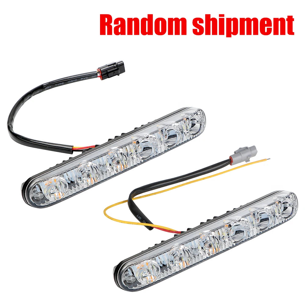 Universal DC 12V LED Daytime Running Lights with Turn Signal LED Daytime Running Lights Axl