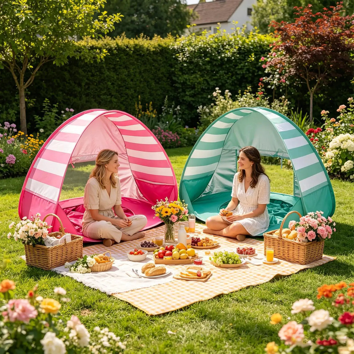 Kids Beach Tent with Mini Pool – Foldable UV Shade Shelter Kids Beach Tent Axl