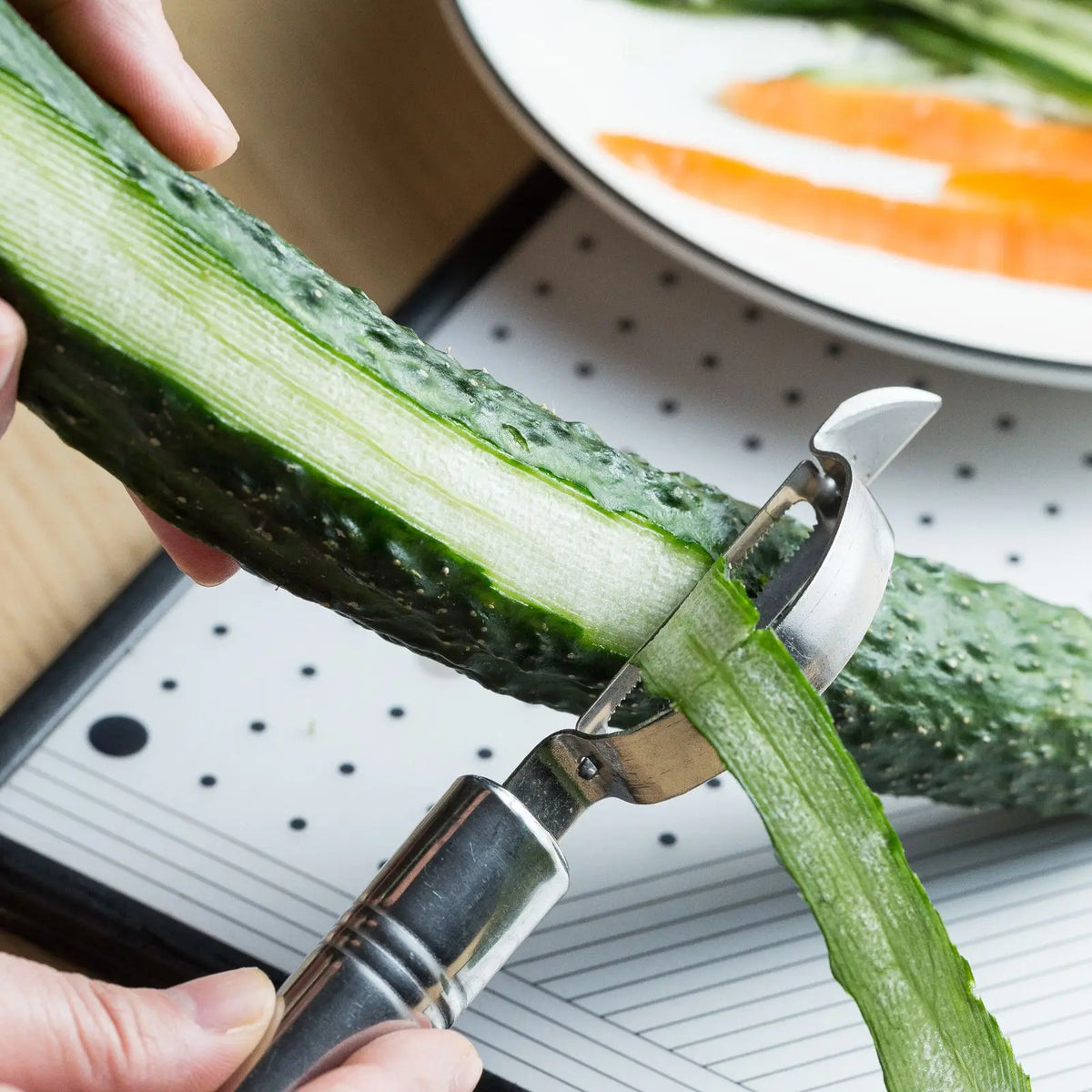 KEMORELA Stainless Steel Vegetable Peeler & Julienne Grater Vegetable Peeler Axl