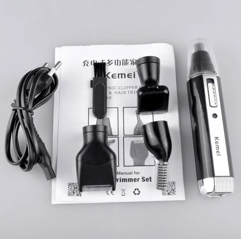 BALASHOV 4-in-1 Rechargeable Nose & Ear Hair Trimmer Electric Hair Trimmer Axl 4 in 1 EU Plug