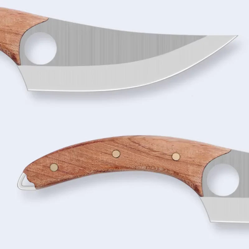 COOKCRAZE Stainless Steel Boning Knife – Rosewood Handle 16cm Boning Knife Axl
