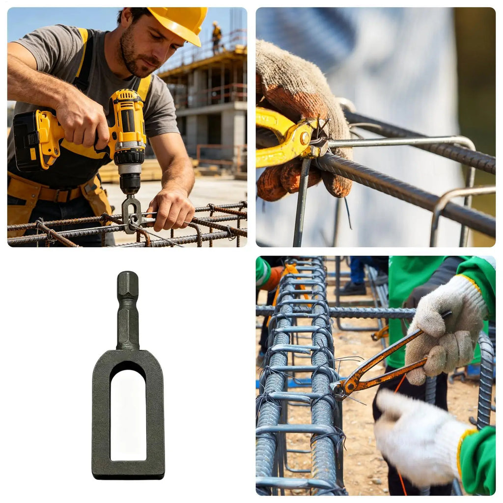 Wire Twister Drill Bit – Hex Cable Tying Tool for Fencing Wire Twister Bit Axl