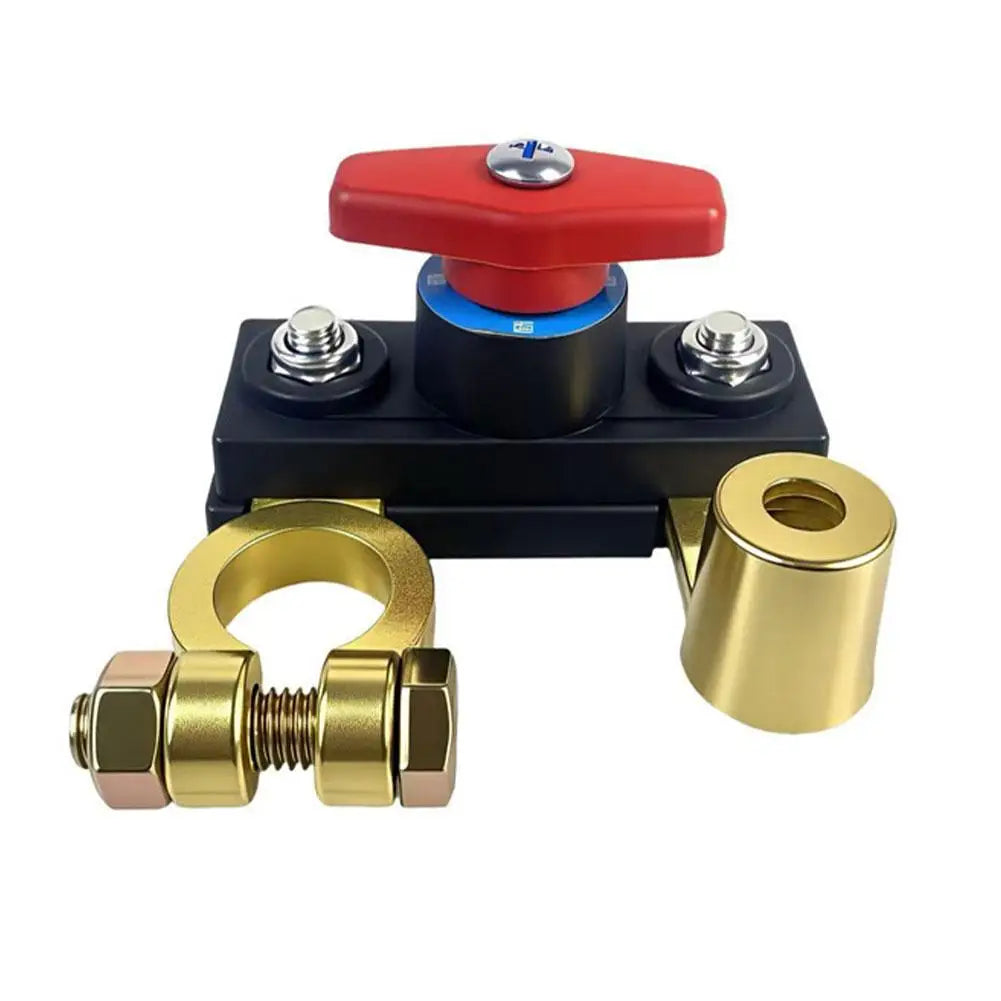 Car Battery Disconnect Switch 12V/24V – Universal Cutoff Isolator Battery Disconnect Switch Axl Copper