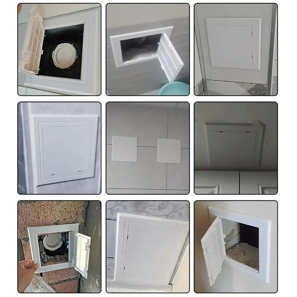 White ABS Access Panel Door – Hinged Inspection Hatch Cover Access Panel Door Axl