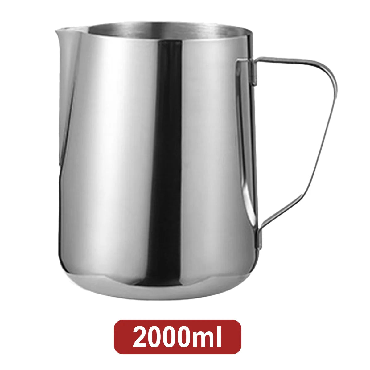 Leeseph Stainless Steel Milk Frothing Pitcher | Latte Art Jug Milk Frothing Pitcher Axl 2000ML