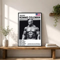 Ronnie Coleman HD Poster – Waterproof Sticky Wall Art Print Wall Art Poster Axl White12 40X50cmNoframe