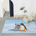 Soft Flannel Non-Slip Floor Rug – Plush Indoor Mat, 6 Sizes Indoor Floor Rug Axl White7 100x160cm