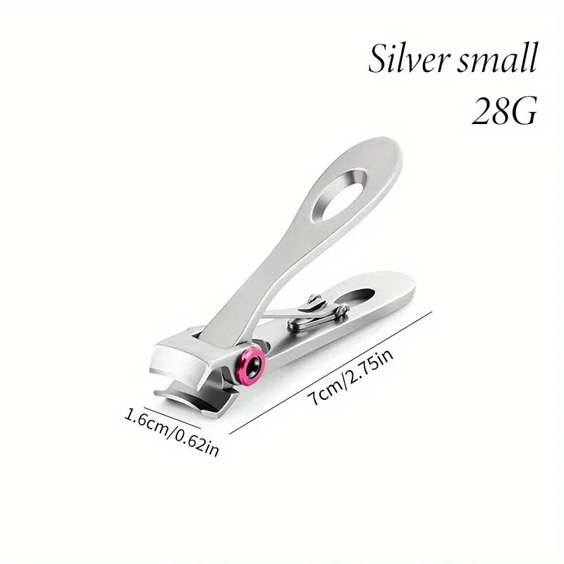 Heavy Duty Stainless Steel Nail Clippers for Thick Nails Nail Clippers Axl Silver Small