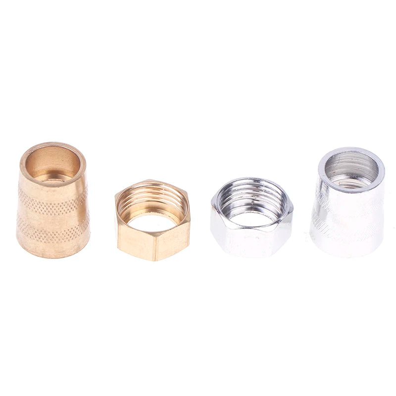 Shower Hose Nut Connector – Zinc Alloy Water Inlet Pipe Cap Shower Hose Connector Axl